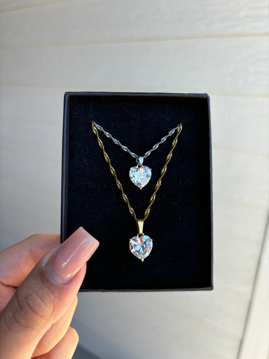 Crystal Heart Necklace