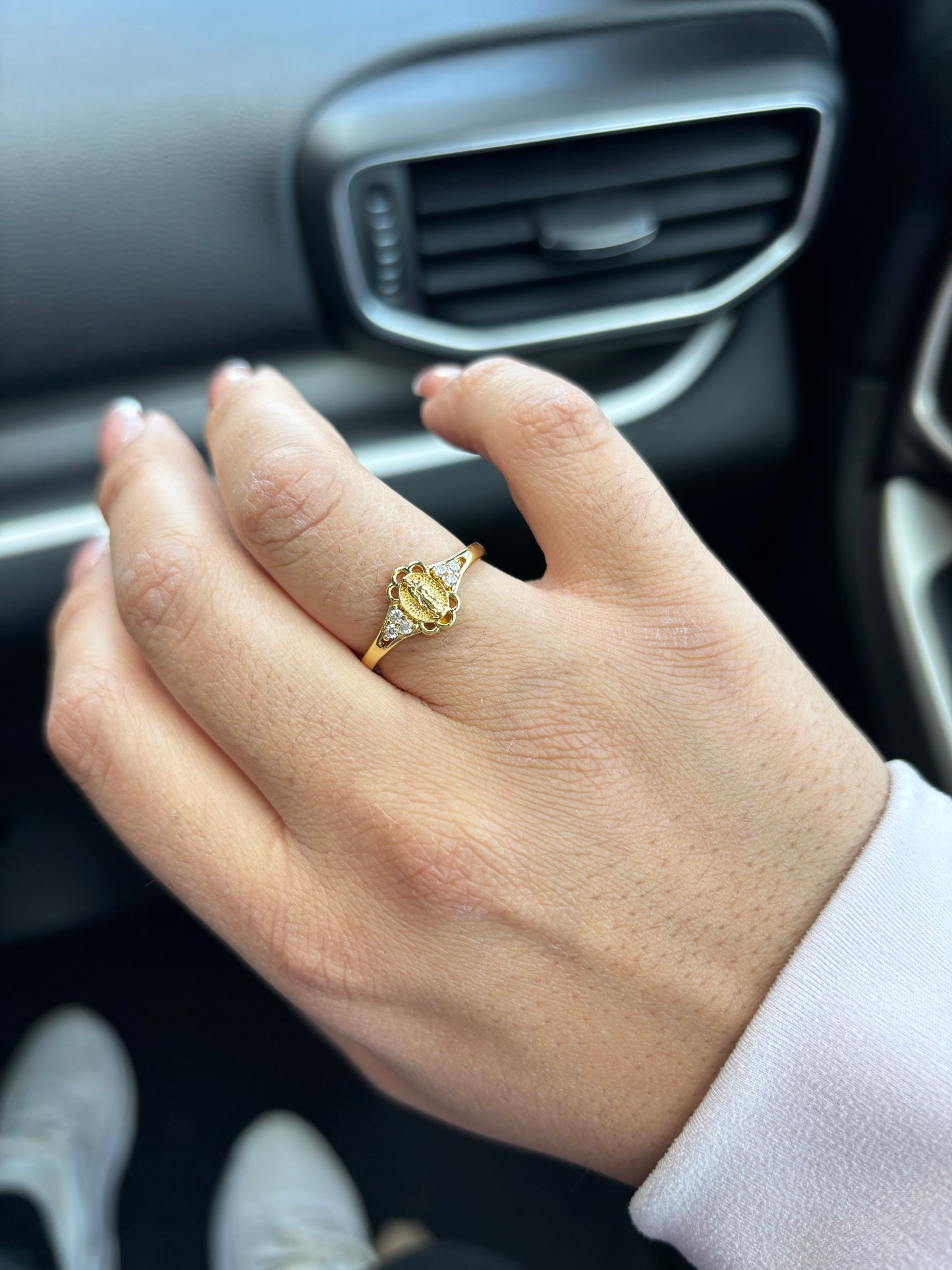 Dainty Virgin Mary Ring